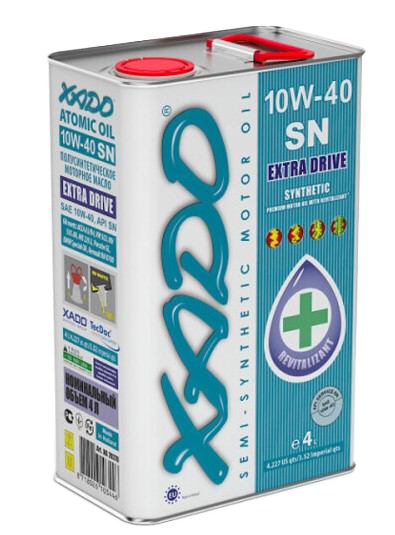 Моторное масло Xado Atomic Oil SN 10W-40, 4л